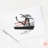 Lesebrille Runder Aufkleber (Umschlag)