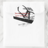 Lesebrille Runder Aufkleber (Tasche)