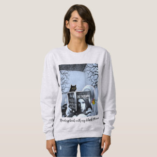 Lesebuch mit meiner schwarzen Muse Sweatshirt