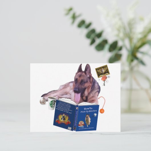 Lesebuch Postkarte (Stehend Vorderseite)