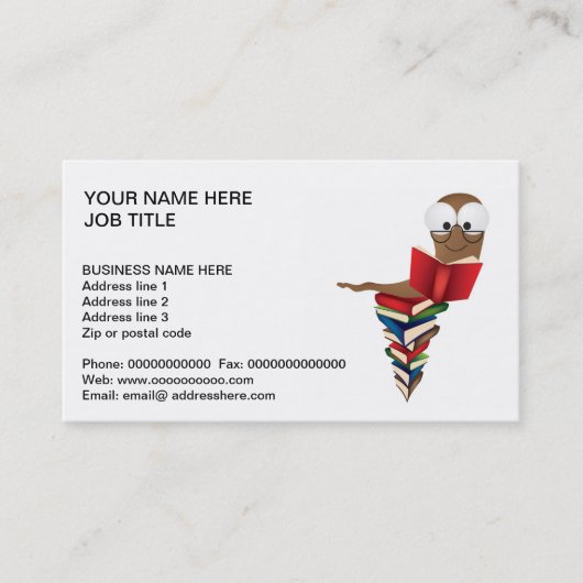 LESEbuch-VISITENKARTE Visitenkarte (Vorderseite)