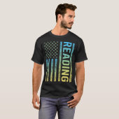 Lesebücher für die Flagge T-Shirt (Vorne ganz)