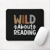 Lesebücher Leser Bibliothekar wilde Tiere Leopard Mousepad (Mit Mouse)