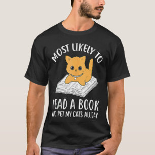 Lesebücher Leser Liest wahrscheinlich am meisten e T-Shirt