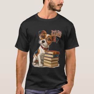 Lesebuchhund Brille Buchclub Bellt T-Shirt