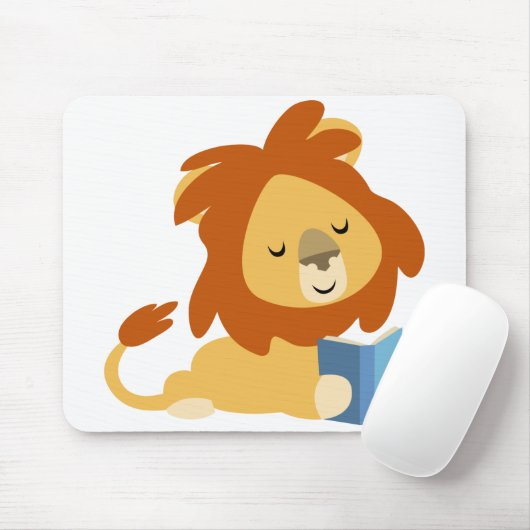 LeseCartoon-Löwe mousepad (Mit Mouse)