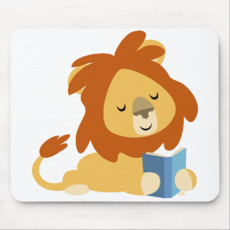 LeseCartoon-Löwe mousepad