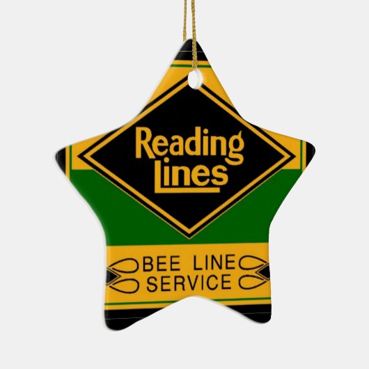 Leseeisenbahn-Linien, Keramikornament (Rechts)