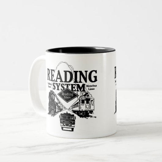 Leseeisenbahn-System 1942 Zweifarbige Tasse (Vorderseite Links)