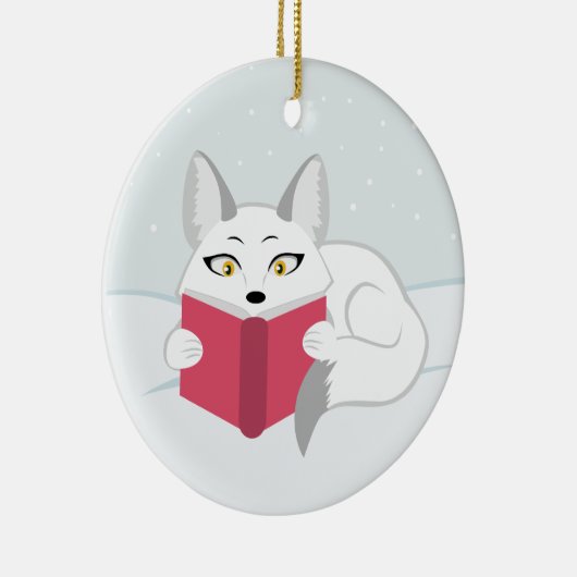 LeseFox Keramik Ornament (Rechts)