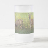 Lesegebirgsrotwild - besonders angefertigt mattglas bierglas (Mittel)