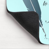 Lesegeschenk Lord-Byron Writing Quote Computer Mousepad (Ecke)