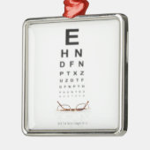 Lesegläser Silbernes Ornament (Links)