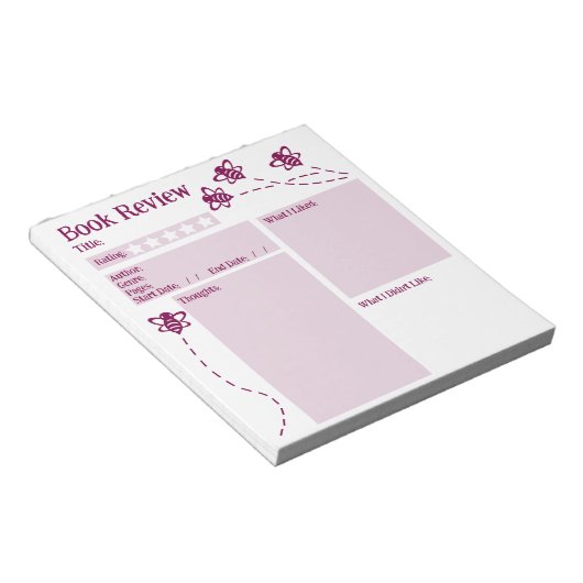 Lesekontroller Notizblock (angewinkelt)