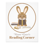 Lesekorner Tiertheaternook Poster (Vorne)