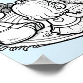 Lesekreis Kinder Poster (Ecke)