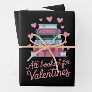 Leselhrer/in komplett ausgebucht für Valentinstag Geschenkpapier Set