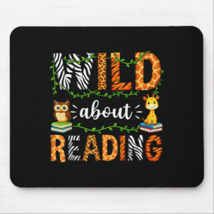 Leselhrer Kinder Jungen Mädchen Buchliebhaber Tier Mousepad