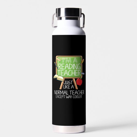 Leselhrerin Trinkflasche (Vorne)