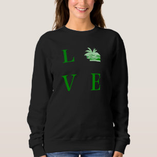 Leseliebe – Buchliebhaber-Typografie-Illustration Sweatshirt