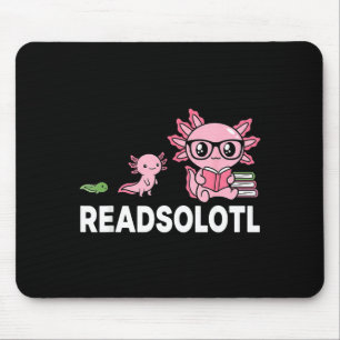 Leseliebhaber Axolotl Buchliebhaber lustig lesen K Mousepad