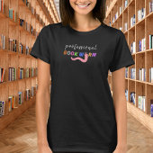 Leseliebhaber der Retro-Bücherwurm T-Shirt