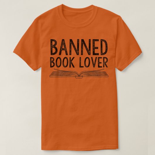 Leseliebhaber der Woche "Verbotene Bücher" T-Shirt (Design vorne)
