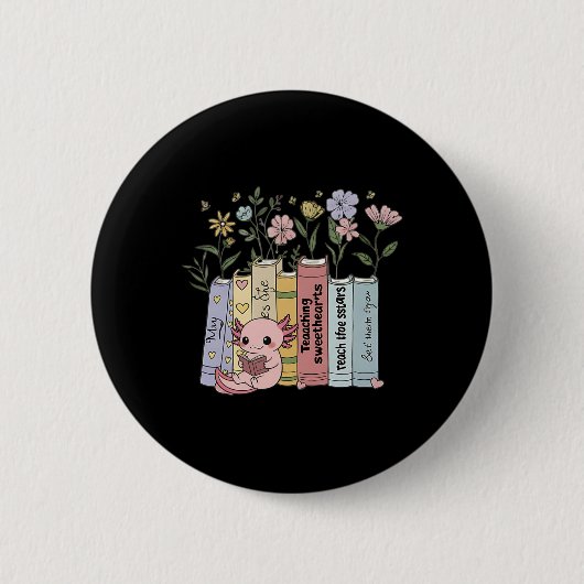 Leseliebhaber Lehrerbildner, die Bücher lieben Bib Button (Vorderseite)