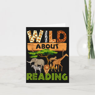 Leseliebhaber wildes Lesen lesen Bücher und Karte