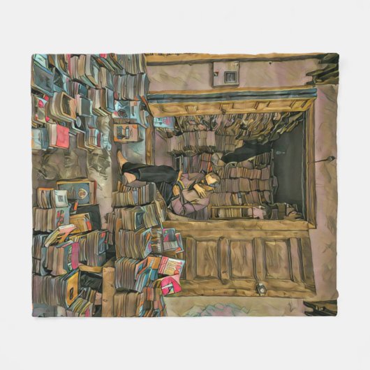 Leseliebte Geschenke für Bibliothekare Fleecedecke (Vorderseite (Horizontal))