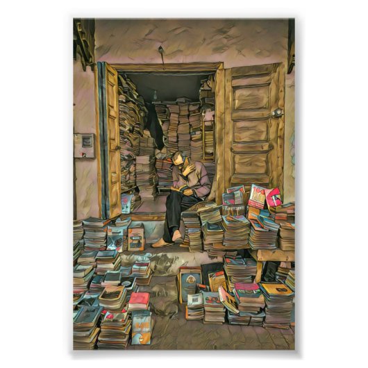 Leseliebte Geschenke für Bibliothekare Fotodruck (Vorne)