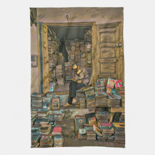 Leseliebte Geschenke für Bibliothekare Geschirrtuch