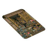 Leseliebte Geschenke für Bibliothekare Magnet (Rechte Seite)