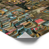 Leseliebte Geschenke für Bibliothekare Poster (Ecke)