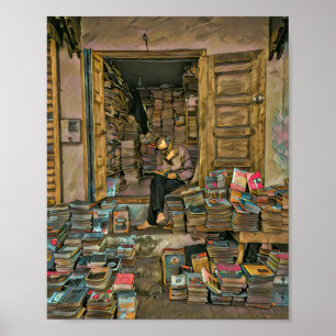 Leseliebte Geschenke für Bibliothekare Poster