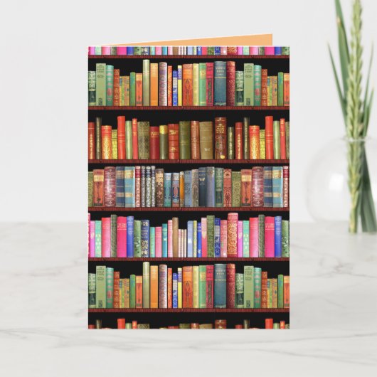 Leselogkarte links feiertagskarte (Vorderseite)