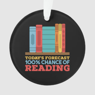 Lesen - 100% Chance, ein lustiges Buch zu lesen Ornament