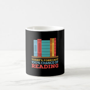 Lesen - 100% Chance zum Lesen eines lustigen Buche Kaffeetasse