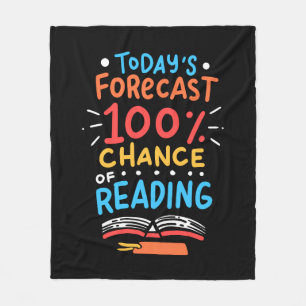 Lesen - 100% Chance zum Lesen Fleecedecke