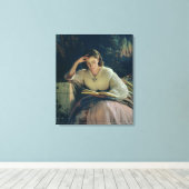 Lesen, 1863 leinwanddruck (Insitu (Holzboden))