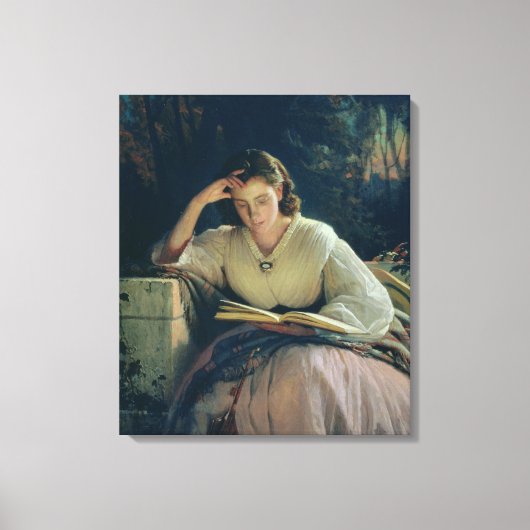 Lesen, 1863 leinwanddruck (Vorderseite)