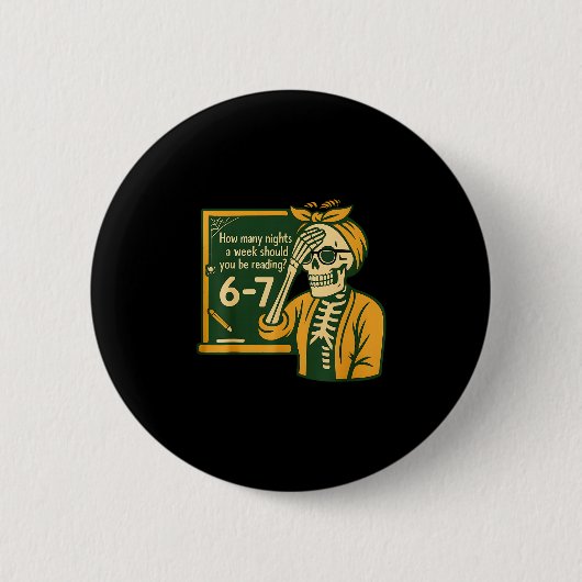 Lesen 67 Meme Englischlehrer Lustig 67 Buchliebe Button (Vorderseite)