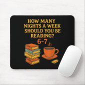Lesen 67 Meme Englischlehrer Lustig 6 7 Buch Lieb Mousepad (Mit Mouse)