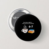 Lesen 67 Meme Englischlehrer Lustig 6 7 Button (Vorne & Hinten)