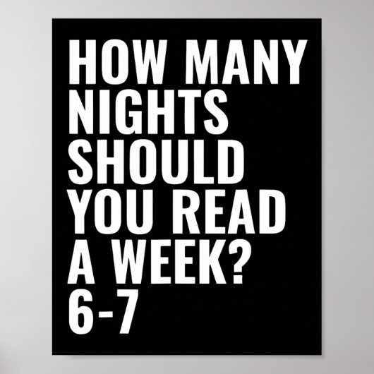 Lesen 6 7 Sechs Sieben Lehrer Bibliothekar Englisc Poster (Vorne)