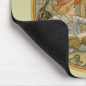 Lesen an die Tiere Mousepad (Ecke)