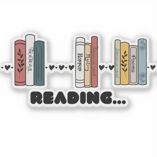 Lesen... Aufkleber (Vorderseite)