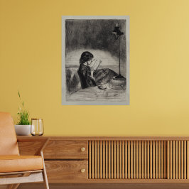 Lesen bei Lampenlicht, Whistler Poster