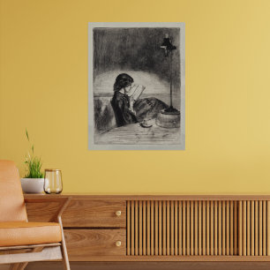 Lesen bei Lampenlicht, Whistler Poster