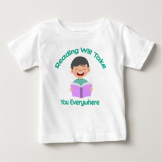 Lesen bringt Sie überall hin Baby T-shirt